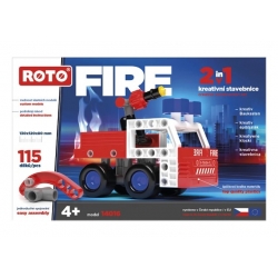 14016 Roto Straż Pożarna 2w1 115 elementów